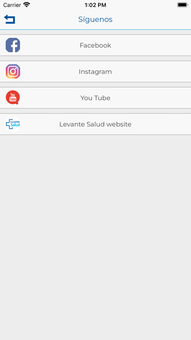 Levante Salud Screenshot