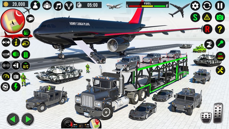 Army Truck Drive Offroad Game screenshot-3