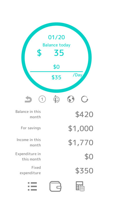 Simple Daily Budget Screenshot