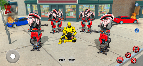 Robot Car War Transform Battle screenshot 3