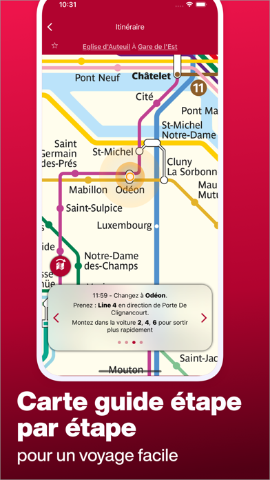 Screenshot #3 pour Métro de Paris et Itinéraires