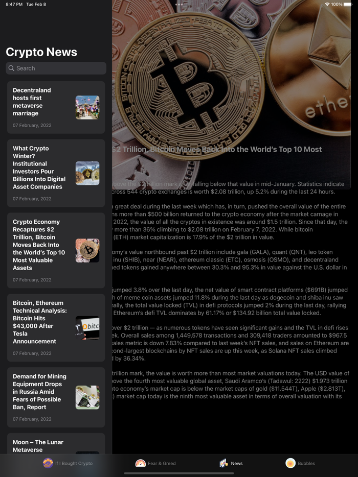 Crypto Index and News