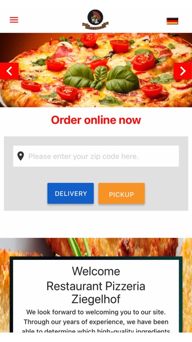 Ristorante Pizzeria Ziegelhof Screenshot