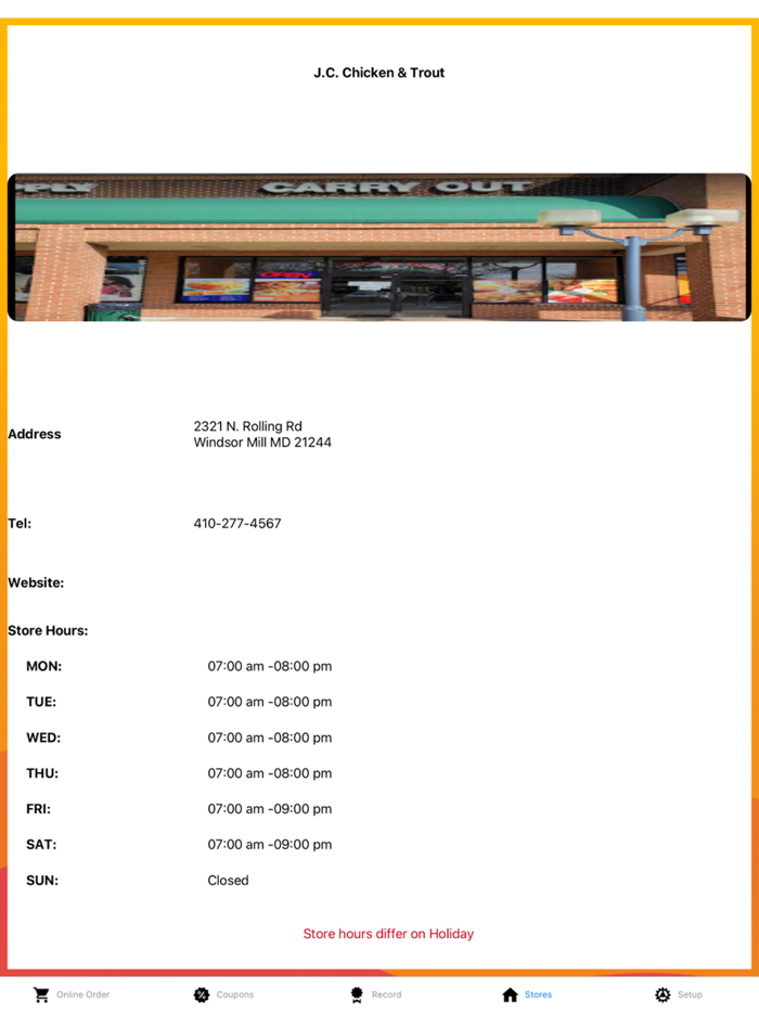 JC Chicken and Trout