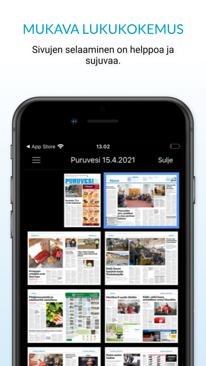 Puruvesi päivän lehti