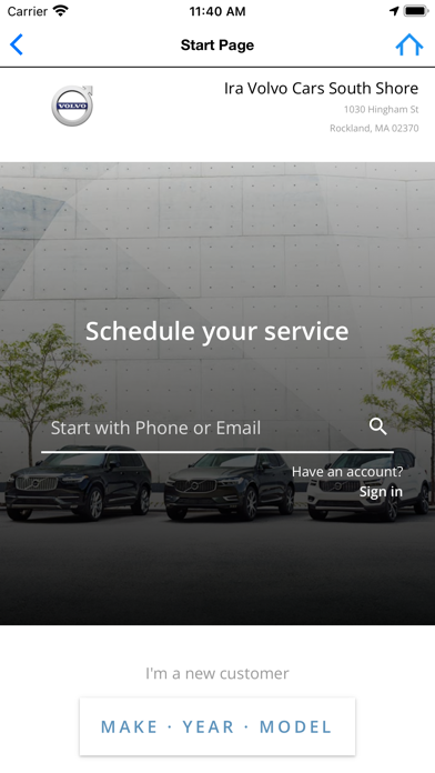 Ira Volvo Cars South Shore Screenshot
