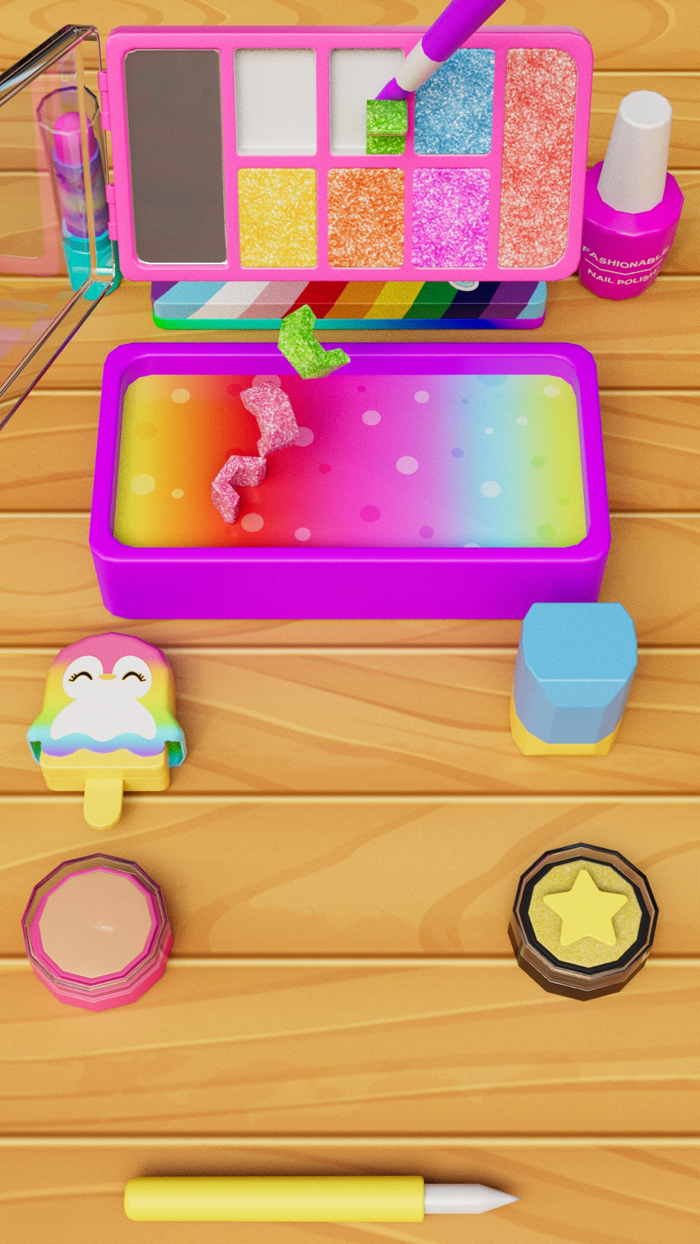 ASMR Makeup Slime Games Fun 3D