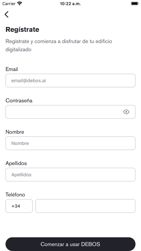 #3. Debos (iOS) Podle: Smart Open Building, SLU