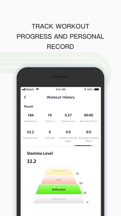 fino Fitness Exercise App Screenshot