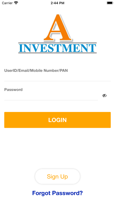 A Investment App Screenshot