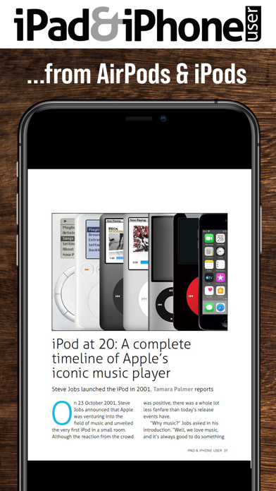 iPad & iPhone User magazine. Screenshot