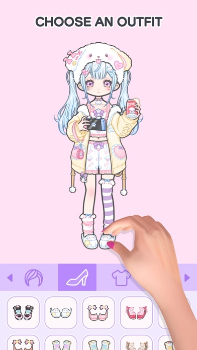 Pink Paper Doll Screenshot