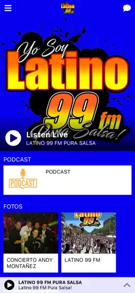 Game screenshot LATINO 99FM 100% SALSA DIGITAL mod apk
