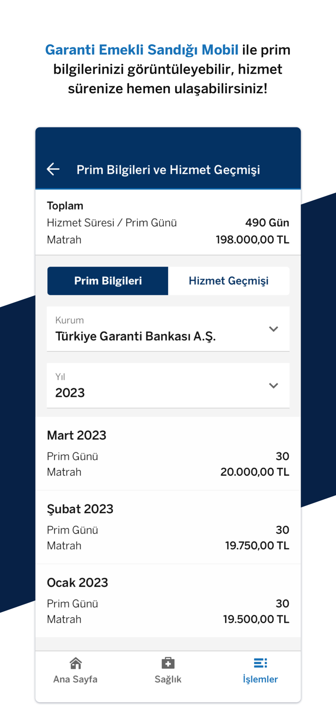 Garanti Emekli Sandığı Mobil