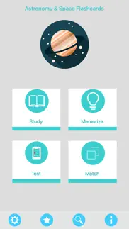 astronomy flashcards iphone screenshot 1