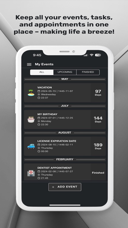 Remind Me | Events Calendar