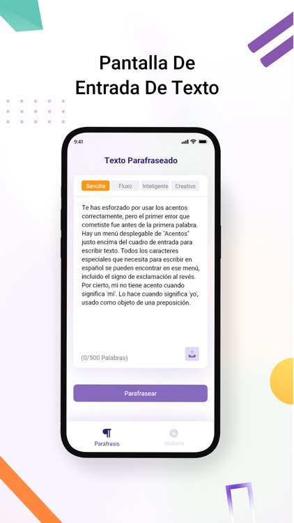 Parafrasear Textos screenshot-3