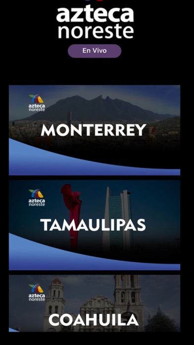 Azteca Noreste Mobile Screenshot