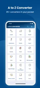 A to Z Converter screenshot #1 for iPhone