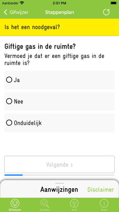 De Gifwijzer iPhone app afbeelding 2