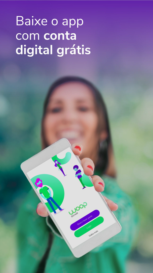 #1. Woop Sicredi: Conta digital (iOS) 由: Confederacao interestadual das cooperativas ligadas ao Sicredi