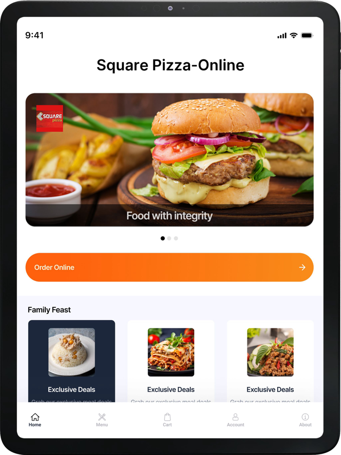 Square Pizza-Online