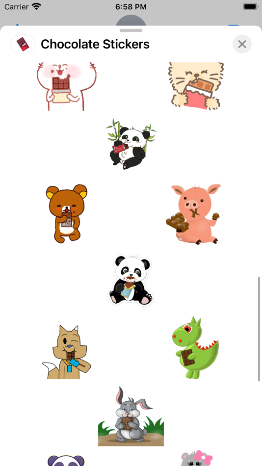 #3. Chocolate Stickers App (iOS) 由: Paul Scott