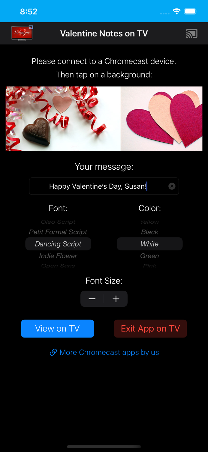 Valentines Day for Chromecast
