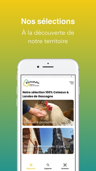 Escampette : guide touristique Screenshot