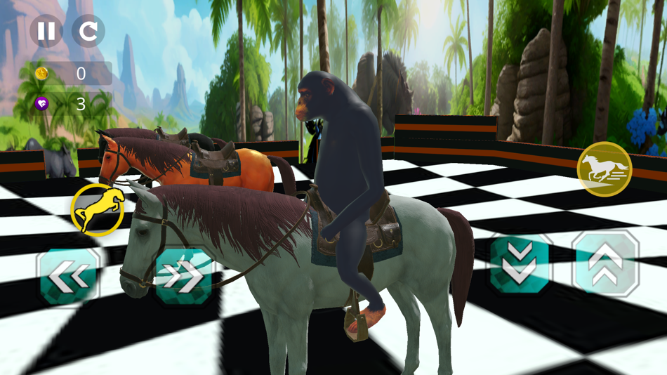 #1. Stars Horse Stunts Horse Games (iOS) By: Muhammad Hassan