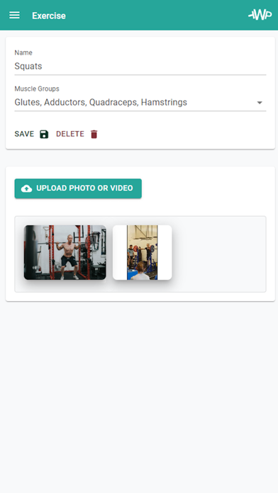 Workout Planner Coach & Client Screenshot