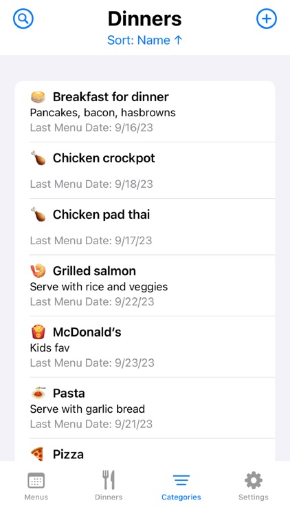 Weekly Dinner Planner