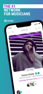 Vampr - Find Artists & Gigs screenshot #1 for iPhone