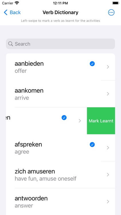 Dutch Verb Blitz