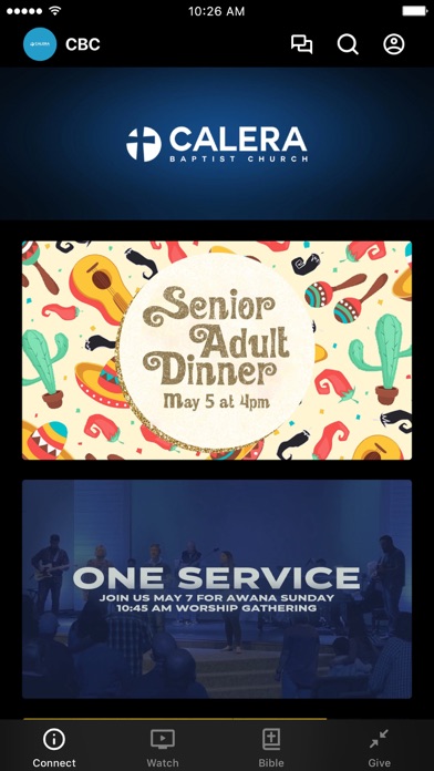 Calera Baptist Church Screenshot