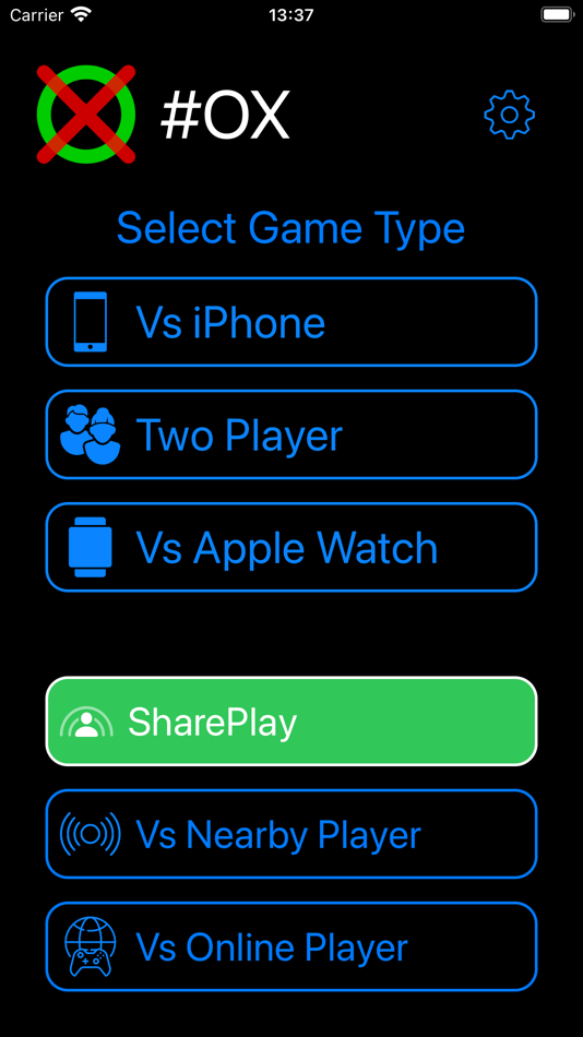 #1. #OX - TicTacToe Anywhere (iOS) 由: Sam Wang
