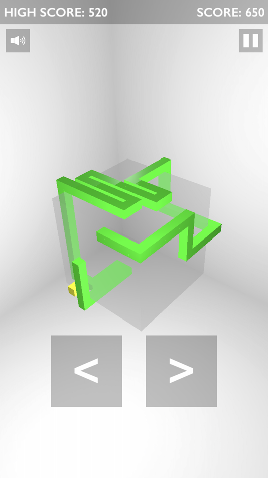 #4. Snake 3D (iOS) 由: FujiCubeSoft