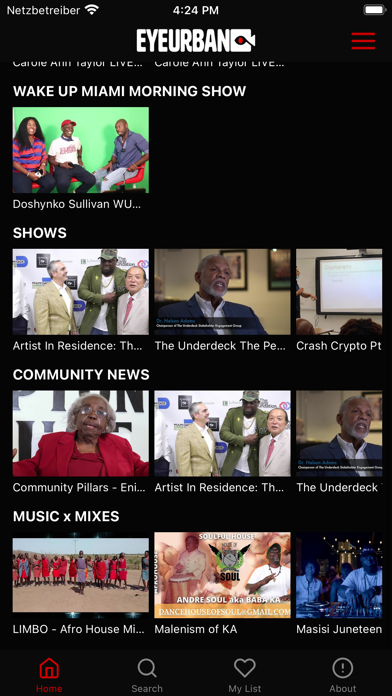 EYEURBANTV: Stream Content Screenshot