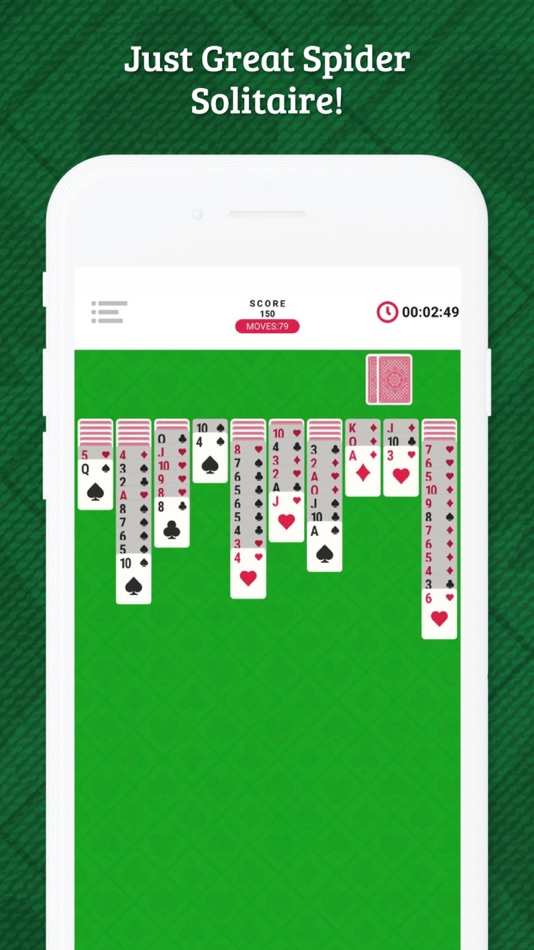 #4. Spider Solitaire Infinite (iOS) 由: Conversion, LLC