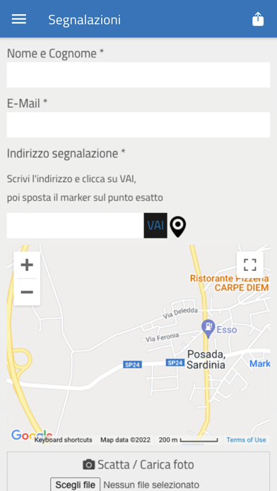 Comune di Posada Screenshot