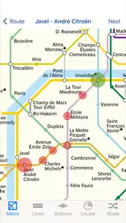 metro paris - map & routes iphone screenshot 2