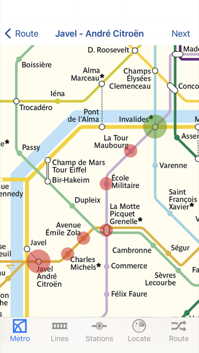 Metro Paris - Map & Routes Screenshot