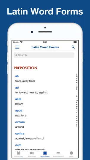 Latin Word List Collection iPhone Ekran Görüntüsü 3