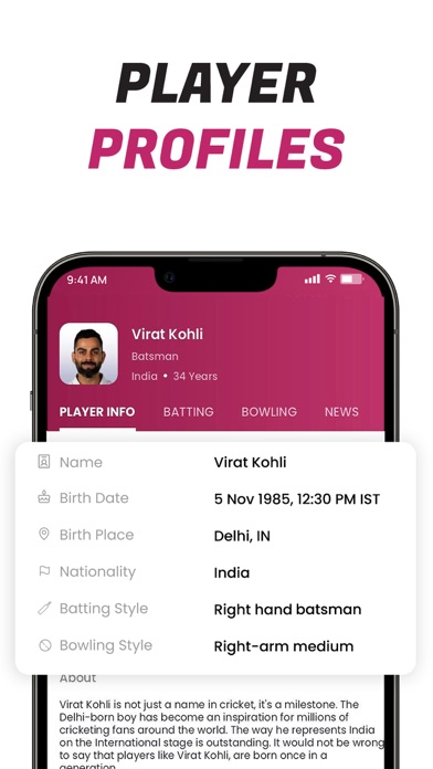 SportsBuzz: Live Cricket Score Screenshot