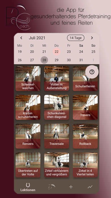 Riding Coach - die App Screenshot