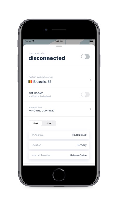 VPNsurfer Screenshot