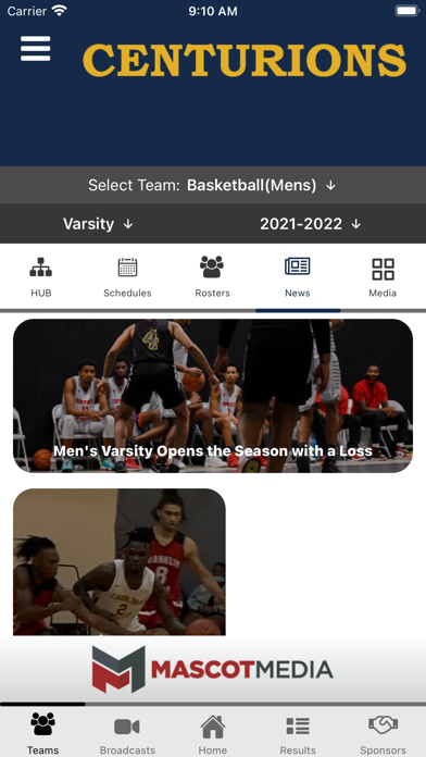 Carolina Christian Athletics Screenshot
