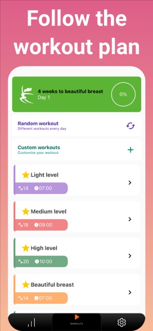 Beautiful breast workout on the App Store