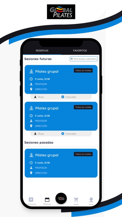 Global Pilates Screenshot