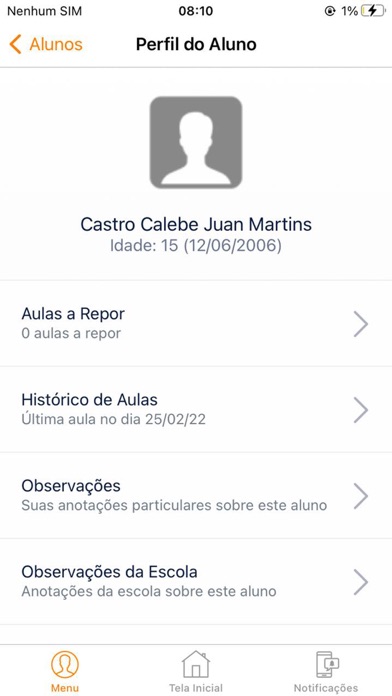 Emusys - Alunos e Professores Screenshot